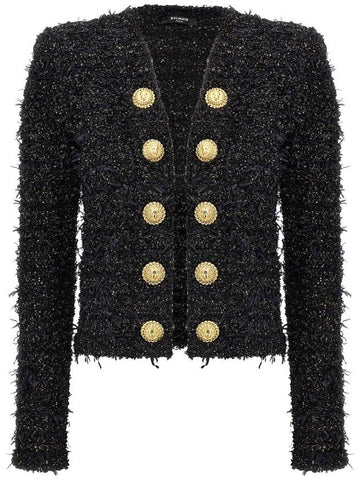 Balmain Lurex Tweed Blazer - BALMAIN - BALAAN 1