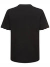 Small Logo Print Short Sleeve T-Shirt Black - CP COMPANY - BALAAN 4