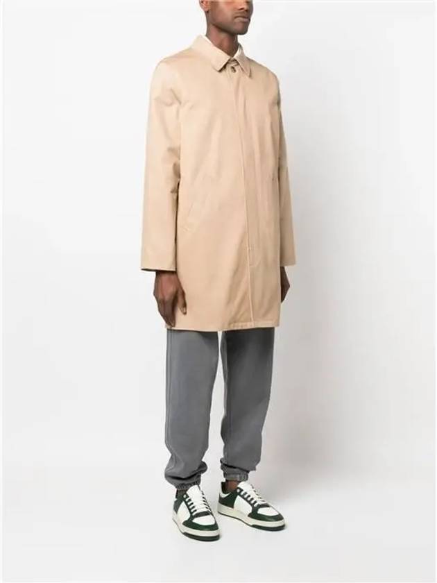 Ville Cotton Gavardin Single Coat Beige - A.P.C. - BALAAN 4