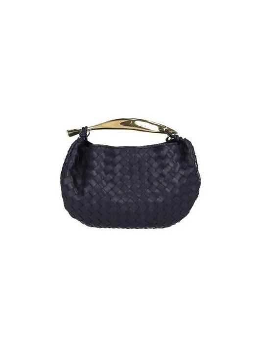 Sardin Chain Leather Tote Bag Navy - BOTTEGA VENETA - BALAAN 2