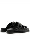 CC Logo Velcro Sandals Black - CHANEL - BALAAN 7