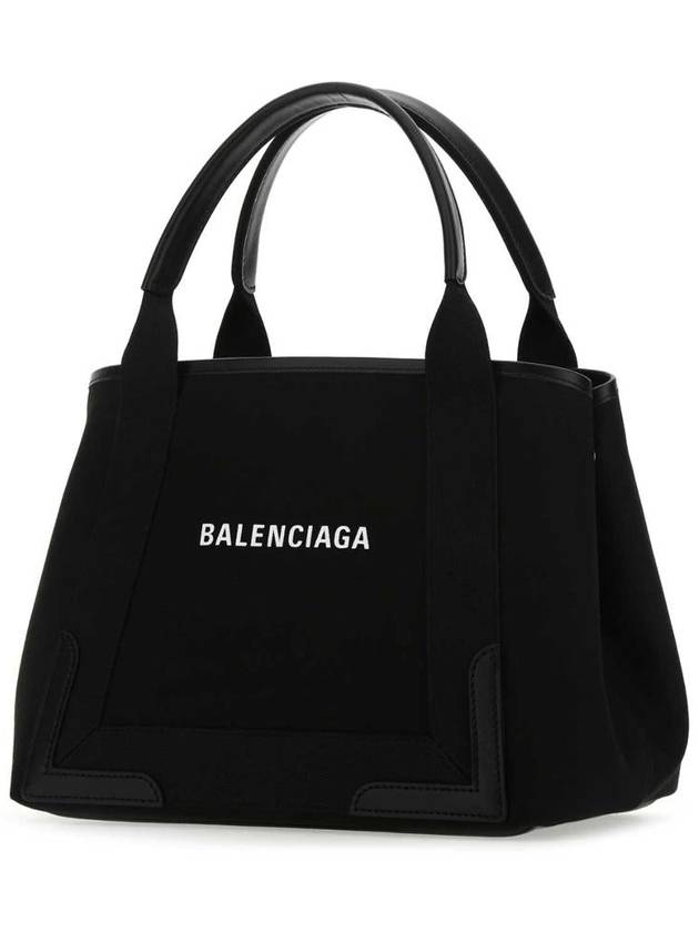 Cabas Logo Canvas Small Tote Bag Black - BALENCIAGA - BALAAN 3