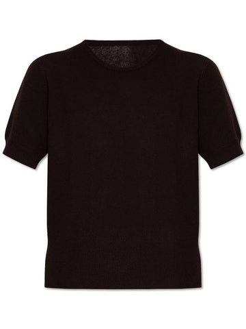 Maison Margiela Wool Top, Women's, Brown - MAISON MARGIELA - BALAAN 1