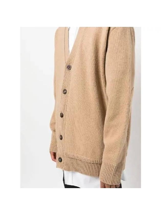 Elbow Patch Cardigan Beige - MAISON MARGIELA - BALAAN 6