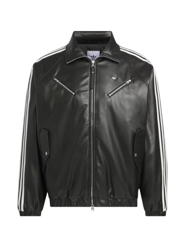 Sports Motorcycle Leather Jacket Black - ADIDAS - BALAAN 1