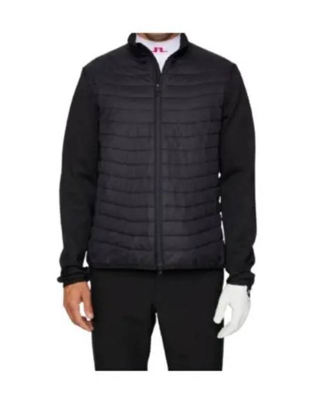 Men's Holden Quilt Hybrid Jacket Black - J.LINDEBERG - BALAAN 2