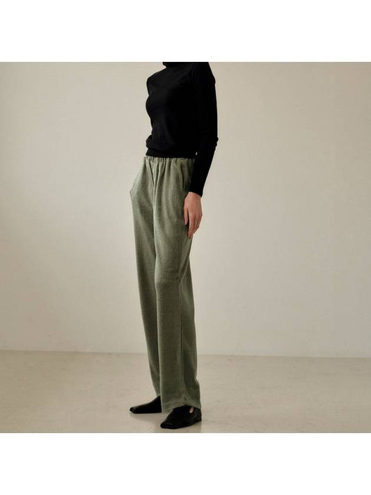 ANGORA BANDING PANTS_LIGHT GREEN - WHITE PROJECT - BALAAN 1