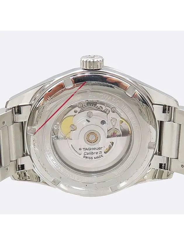 WAR201A BA0723 CARRERA Caliber 5 41MM See through Back Automatic Steel Men s Watch - TAG HEUER - BALAAN 5