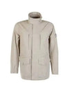 Ghost Piece High Neck Jacket Beige - STONE ISLAND - BALAAN 2