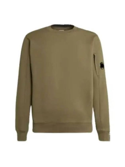 Diagonal Raised Fleece Sweatshirt Butternut - CP COMPANY - BALAAN 2