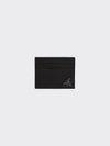 Saffiano Leather Card Wallet Black - PRADA - BALAAN 3