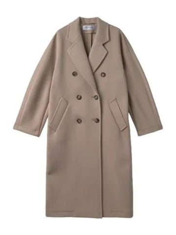 Madame Double Coat Yellow Cream - MAX MARA - BALAAN 1