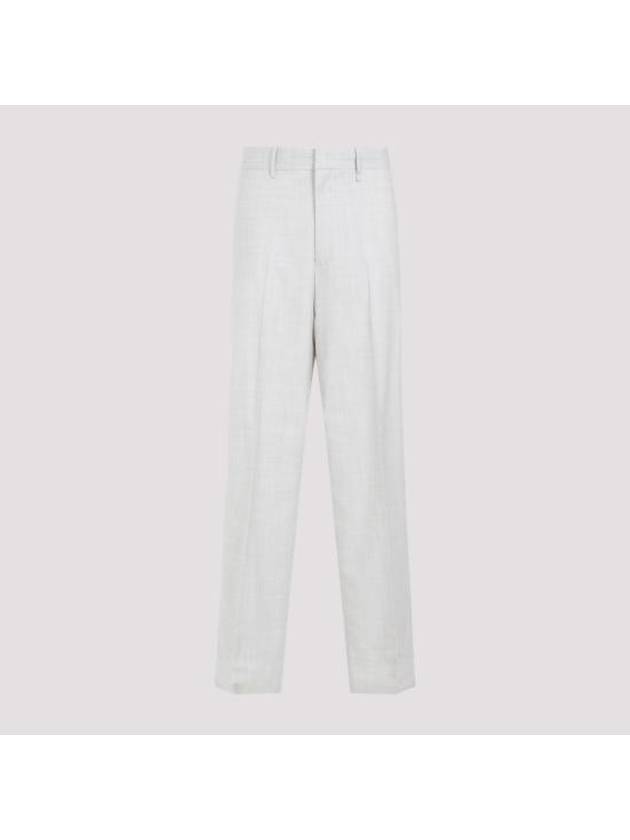 Straight Pants BM51F715E9 153 CHALK WHITE - GIVENCHY - BALAAN 1