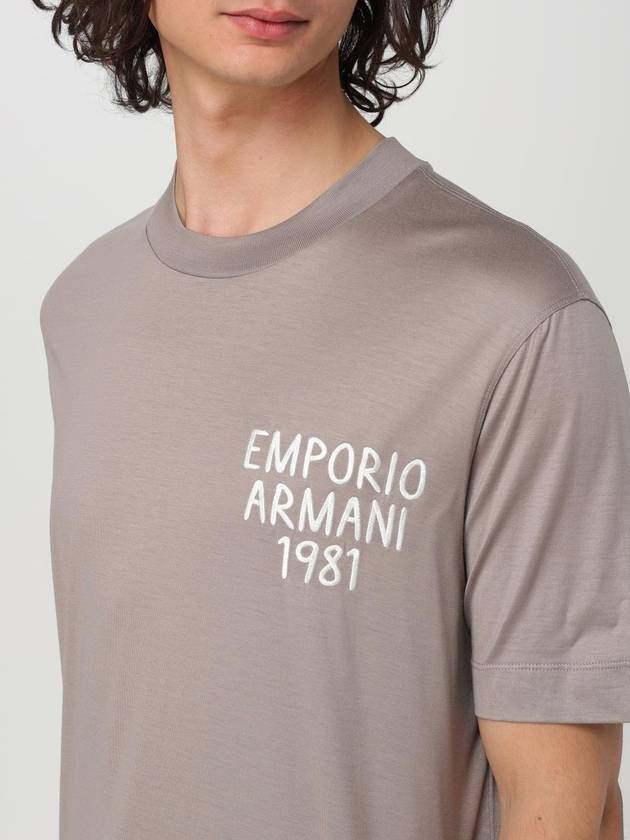 T-shirt con logo lettering Emporio Armani - EMPORIO ARMANI - BALAAN 3