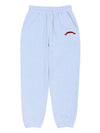 Macas Logo Sweat Track Pants White Melange Grey - MACASITE - BALAAN 1