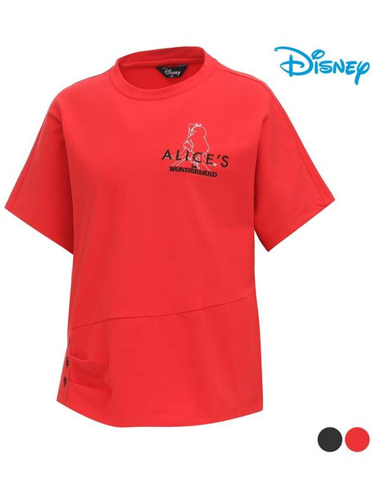 Alice Stingray Fit Short Sleeve Round T-Shirt DN2LTR036 - DISNEY GOLF - BALAAN 1