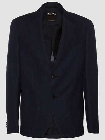 Zegna Blue Blazer - ERMENEGILDO ZEGNA - BALAAN 1