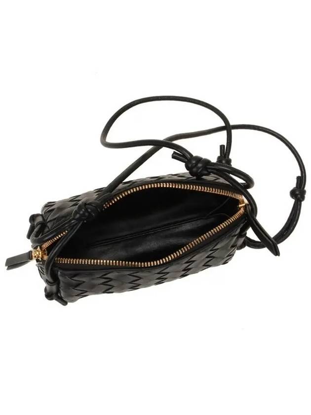 Intrecciato Concert Pouch Bag Black - BOTTEGA VENETA - BALAAN 5