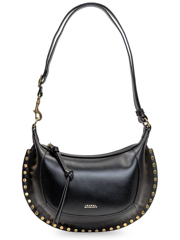 Oskan Moon Leather Shoulder Bag Black - ISABEL MARANT - BALAAN 2