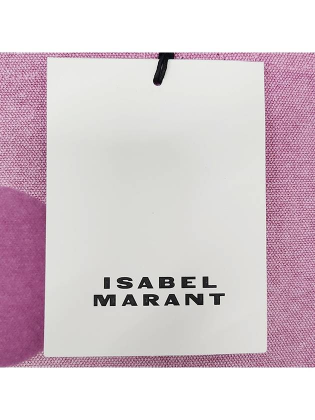 Yenky Small Cotton Tote Bag Pink - ISABEL MARANT - BALAAN 9