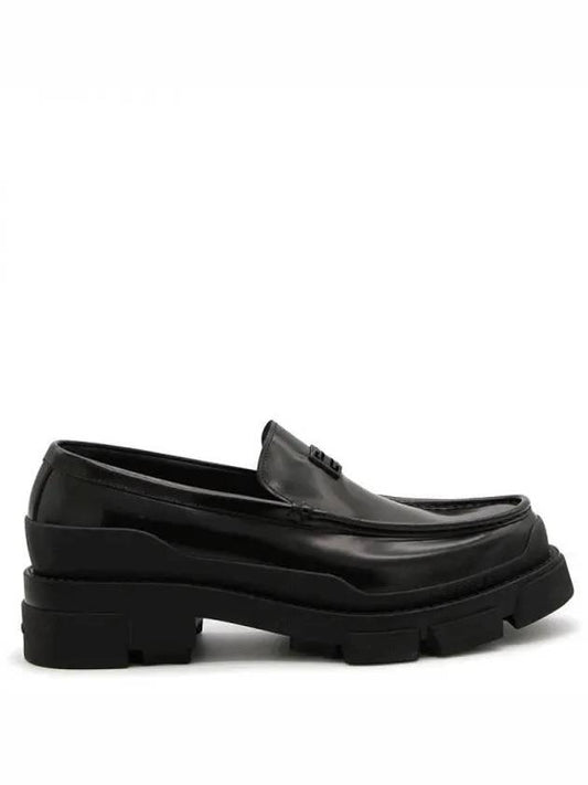 Terra Leather Loafers Black - GIVENCHY - BALAAN 2