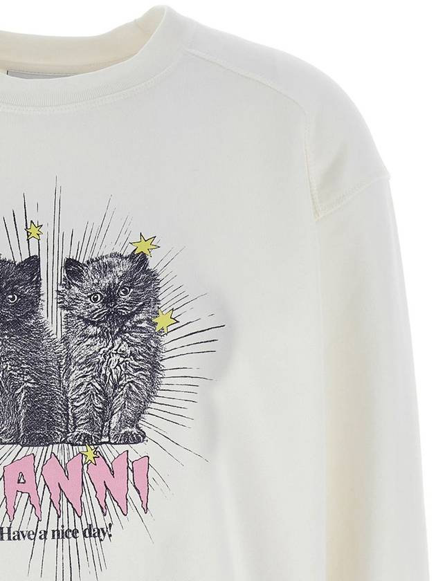 Ganni 'Kittens' Sweatshirt - GANNI - BALAAN 3