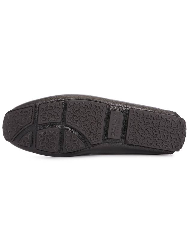 Men PEARCE Leather Driving Shoes Black - BALLY - BALAAN 6