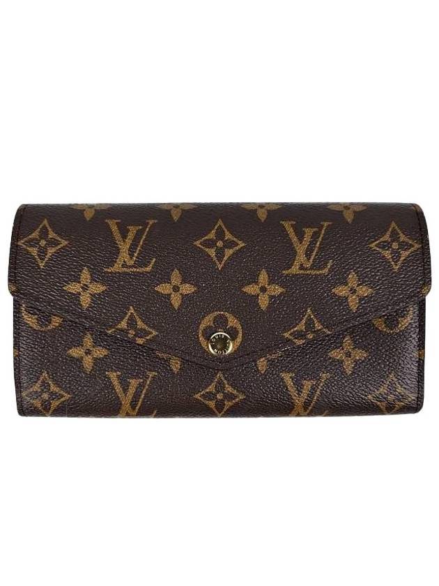 Sarah Monogram Long Wallet Brown Rose - LOUIS VUITTON - BALAAN 1