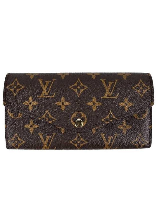 Sarah Wallet Monogram Long Wallet Brown - LOUIS VUITTON - BALAAN 1