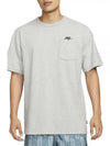 Men's Pocket Short Sleeve T-Shirt Grey - NIKE - BALAAN 2