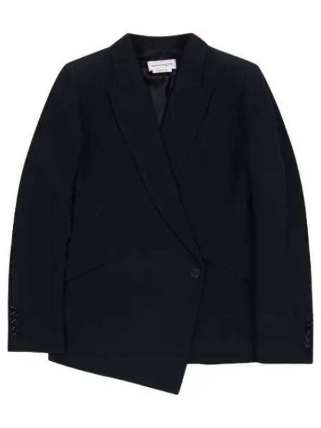 Single button blazer jacket black suit - ALEXANDER MCQUEEN - BALAAN 1