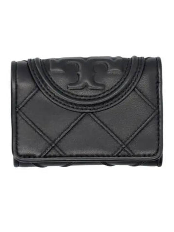 Thora Burch SMALL FLEMING SOFT FLAP WALLET 156558 001 Flam Wrap - TORY BURCH - BALAAN 1