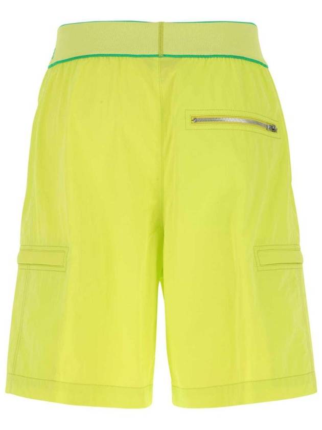 Cargo Bermuda Shorts Lime - BOTTEGA VENETA - BALAAN 3