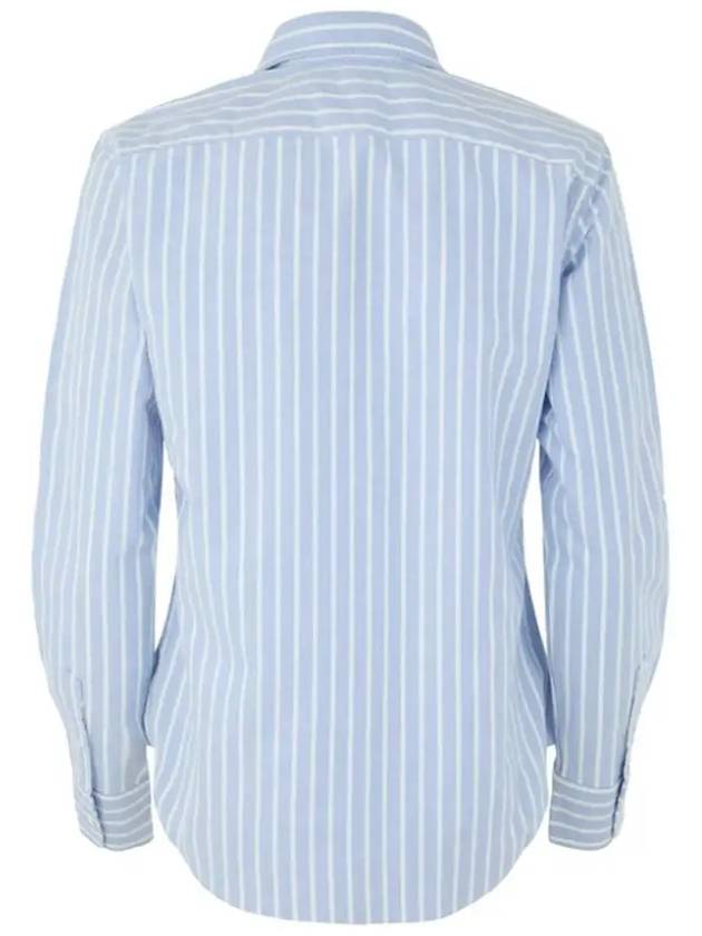 Pony Classic Fit Long Sleeve Shirt Blue - POLO RALPH LAUREN - BALAAN 4