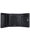 Matelasse Logo Nappa Leather Half Wallet Black - MIU MIU - BALAAN 5