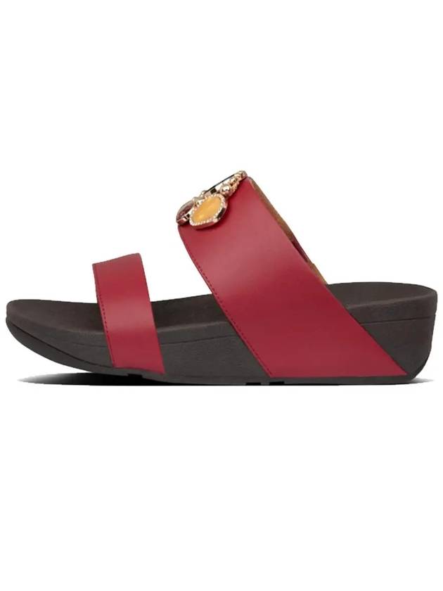 rosa cluster slide dark red women - FITFLOP - BALAAN 3