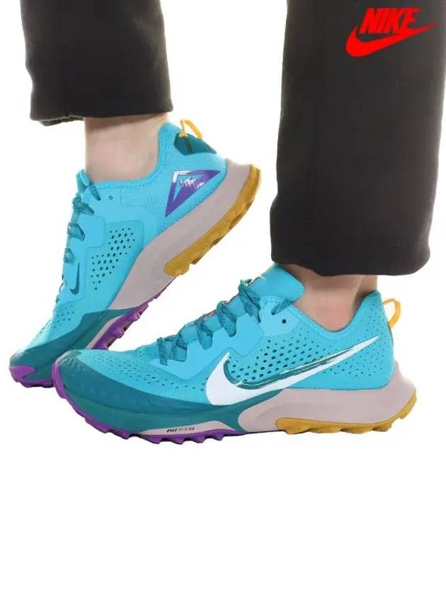 Air Zoom Terra Kiger 7 Low Top Sneakers Turquoise Blue - NIKE - BALAAN 2