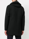 Diagonal Scuba Hooded Jacket Black - HERNO - BALAAN 4