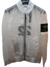 Men's Waffen Piatina Transparent Bomber Jacket Ice - STONE ISLAND - BALAAN 2