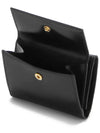 Logo Baby Laether Half Wallet Black - JIL SANDER - BALAAN 5