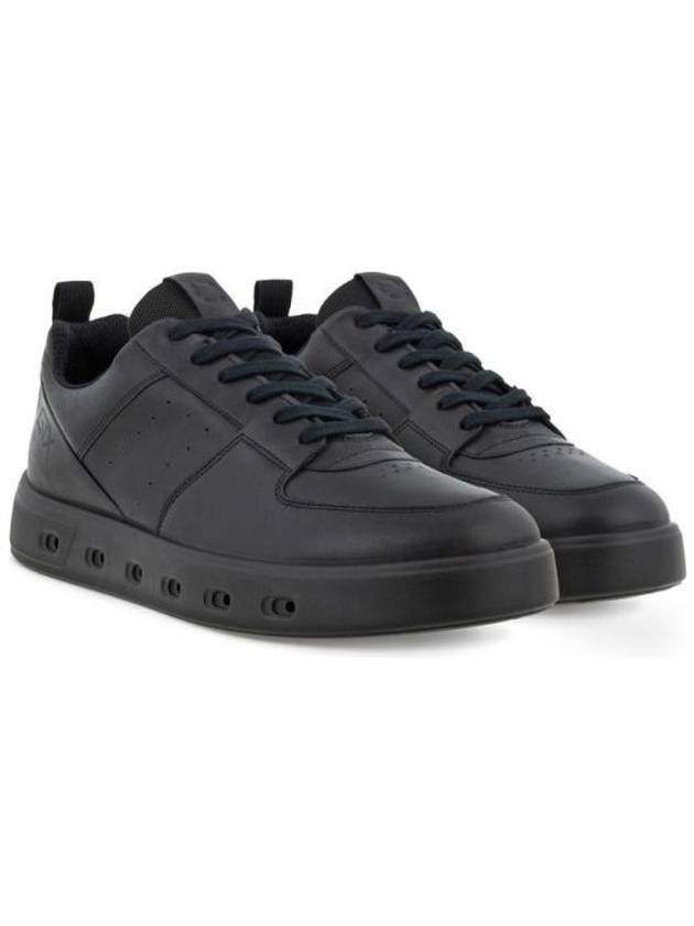 Street 720 Leather Low Top Sneakers Black - ECCO - BALAAN 2