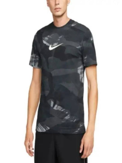 Men's Dri Fit Camo Short Sleeve T-Shirt Black - NIKE - BALAAN 2