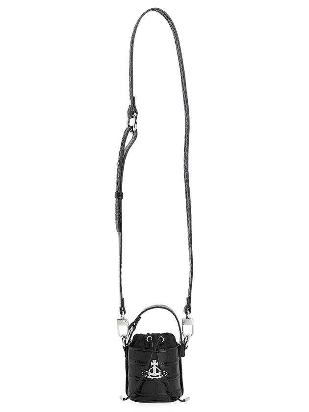 Logo Bucket Bag Black - VIVIENNE WESTWOOD - BALAAN 7