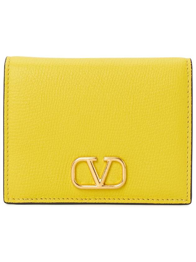 V Logo Signature Women s Half Wallet P0R39SNP 74Z - VALENTINO - BALAAN 1