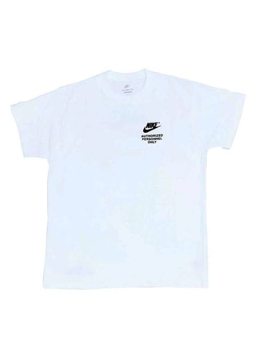 Sportswear Logo Print Short Sleeve T-Shirt White - NIKE - BALAAN 1