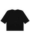 Boxy Short Sleeve T-Shirt Black - LEMAIRE - BALAAN 2