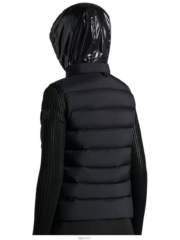 Cenis Logo Padding Vest Black - MONCLER - BALAAN 4