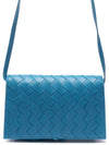 Intrecciato Mini Cross Bag Blue - BOTTEGA VENETA - BALAAN 3