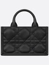 Macrocannage Calfskin Strap Mini Book Tote Bag Black - DIOR - BALAAN 6