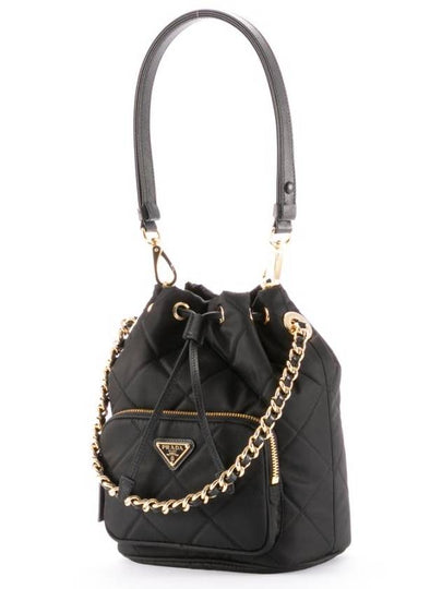 Re-Edition 1995 Chaîne Re-Nylon Shoulder Bag Black - PRADA - BALAAN 2